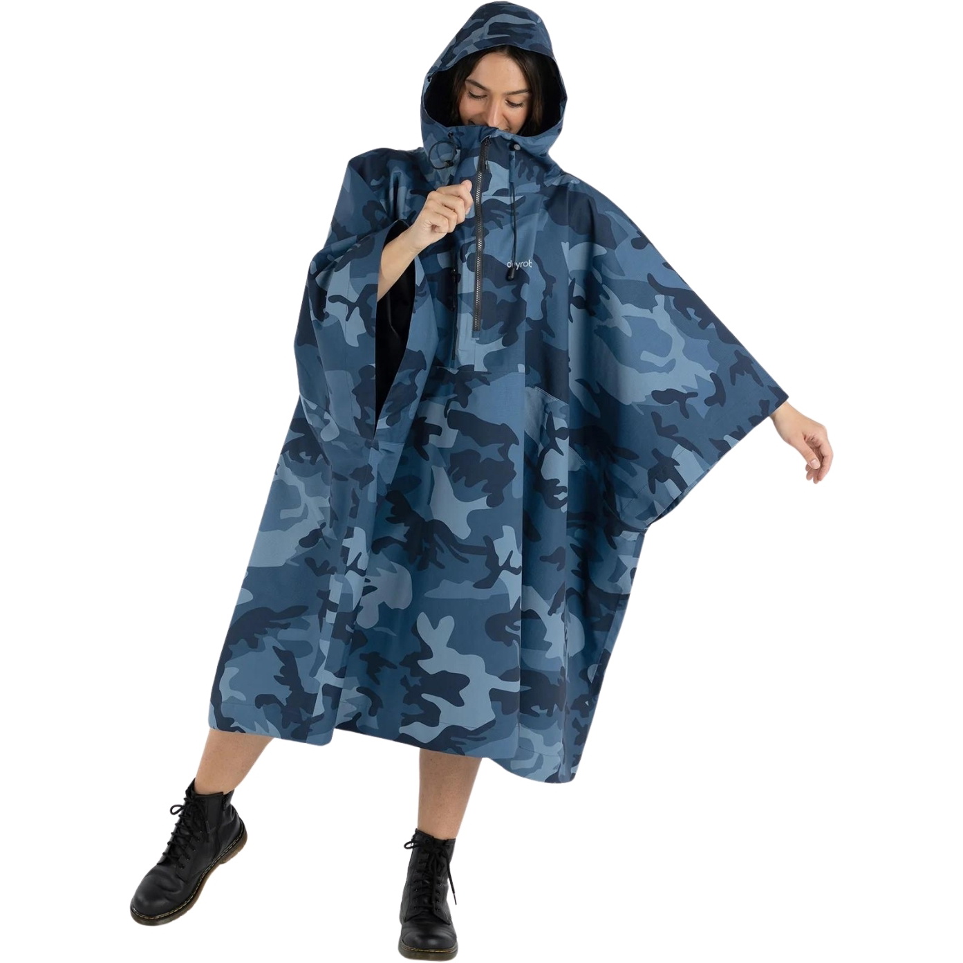 2026 Dryrobe Vandtæt Omklædningskåbe / Poncho DRWCRP - Camo